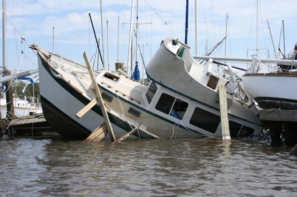 willard after ike in watergate marina.jpg