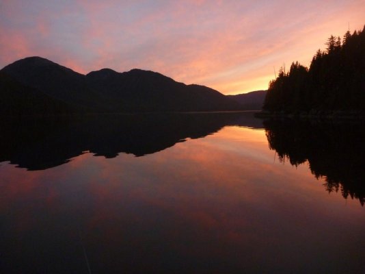 Sue Channel Badger sunset Aug '13.jpg