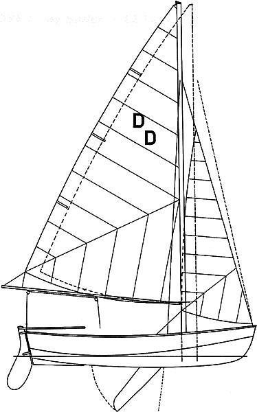 Dyer Dhow 12.5 Daysailer Line Drawing.jpg