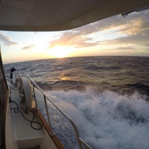 Heading up the East Coast of Tassie on the way home April 2015