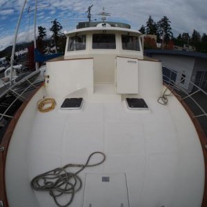 Eagle 53 foredeck