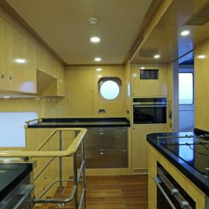 Bering 65   Serge   Steel expedition yacht - Galley