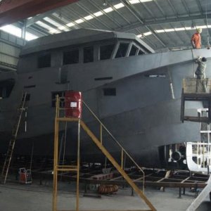 Bering 77   under construction (2)