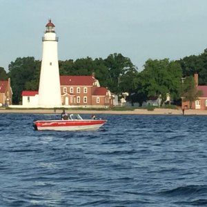 Port Huron Light, just north of Blue Water Bridge