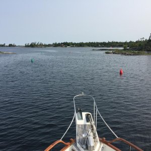 Typical scene on Small Craft Route.