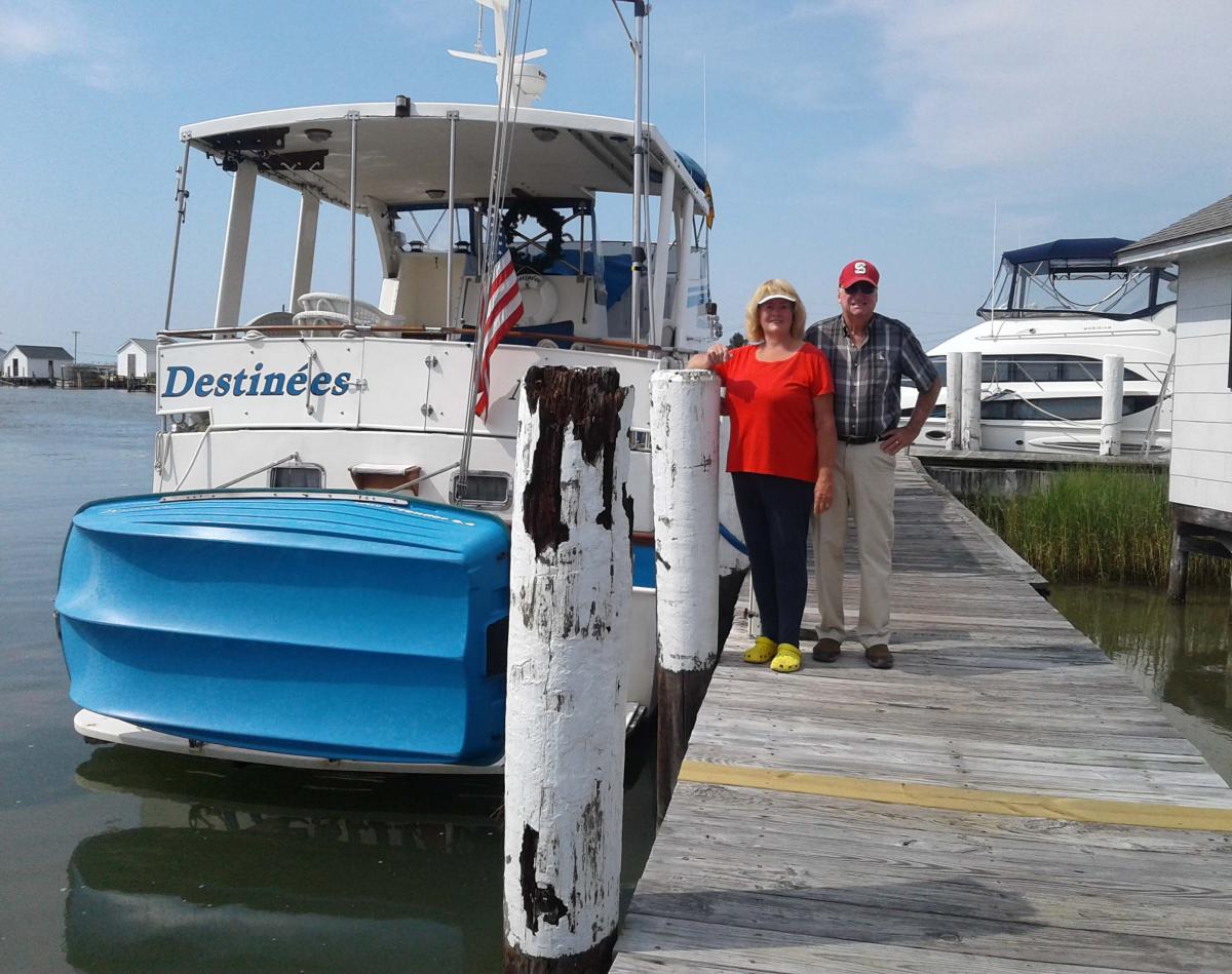 2018 Jul28 Sandra & Nelson at Tangier Island