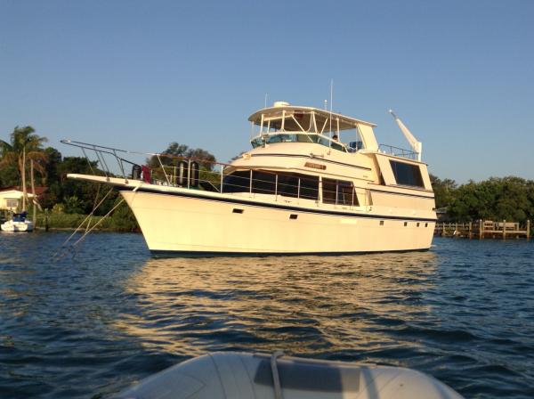 Anchored behind Longboat