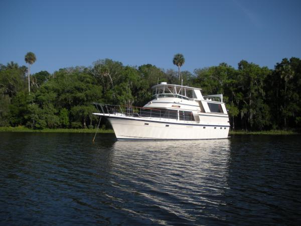 Anchored St Johns River,Fl.