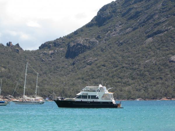 At Anchor Wine Glass Bay Tasmania Aust