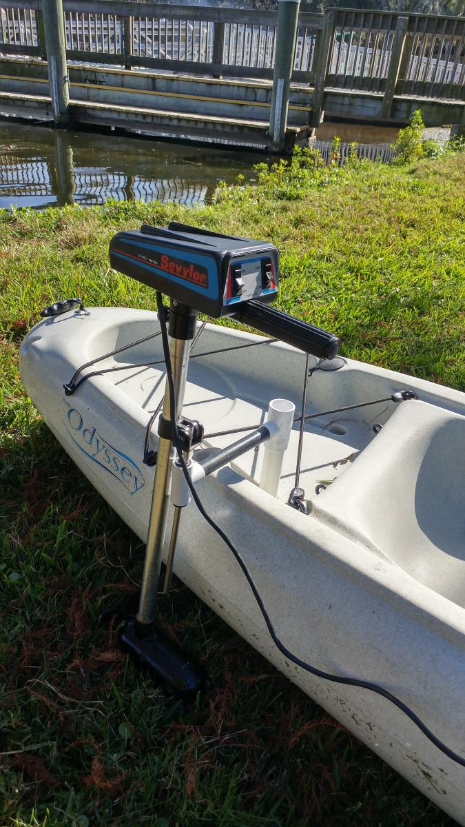 Kayak DIY Trolling Motor Dec 2016