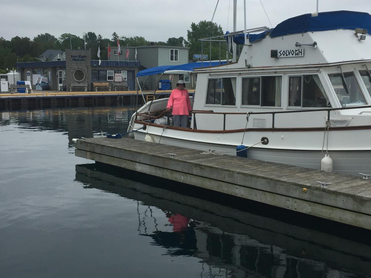 Port Elgin on Lake Huron.  Nondescript place but a good marina.