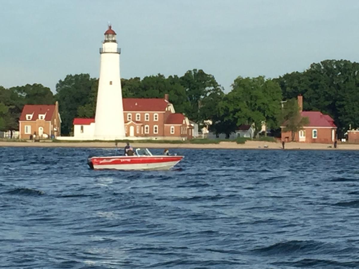 Port Huron Light, just north of Blue Water Bridge